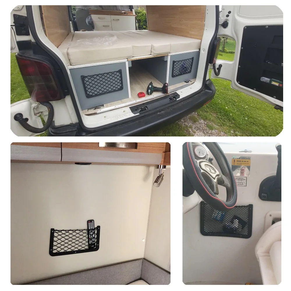 Растягивающаяся сетчатая карманная рамка для багажника автомобиля автофургона