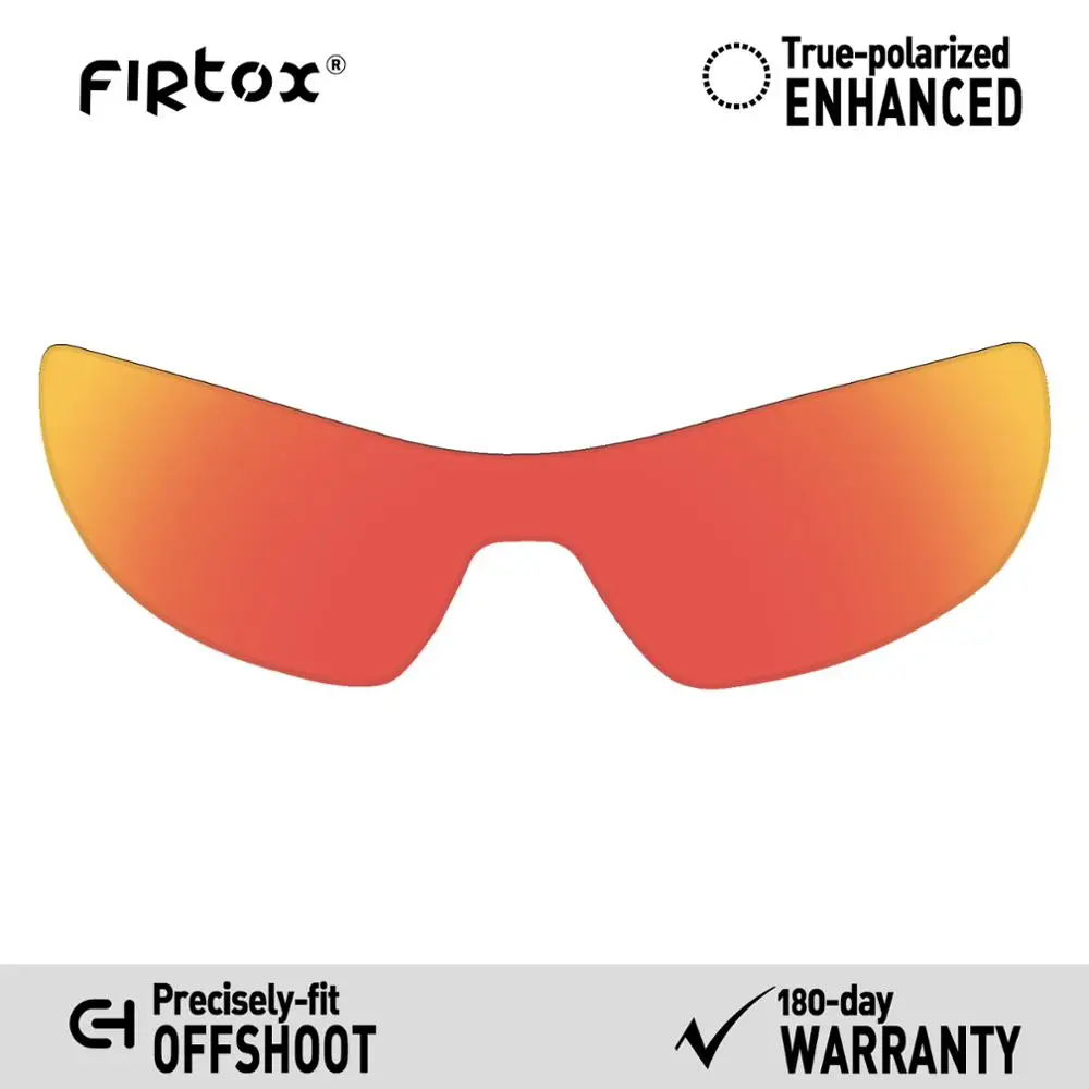 Red-Polarized Firtox настоящие поляризованные Сменные рассеиватели UV400 для солнцезащитных очков-солнцезащитных очков ocley Offshoot OO9190(Только Совместимые линзы)-несколько цветов - Цвет линз: Red-Polarized