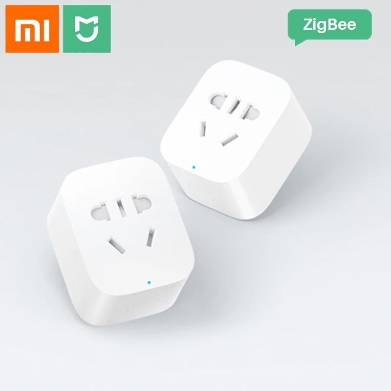 Новый оригинальный Xiaomi mijia Smart Socket Plug WiFi беспроводной адаптер для удаленного управления телефоном через приложение ZigBee Timer Power on.
