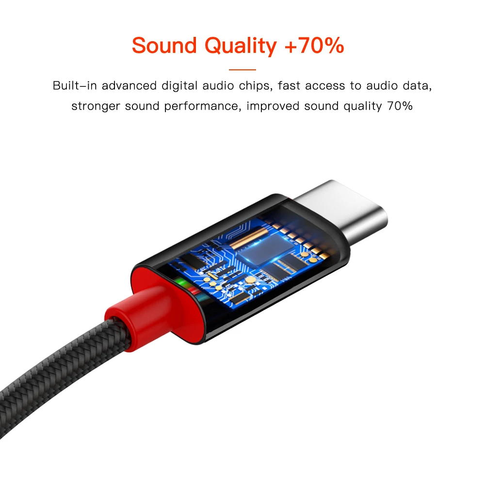 Кабель с разъемом USB Type-C на 3 5 мм аудиокабель DAC типа C для автомобильного динамика