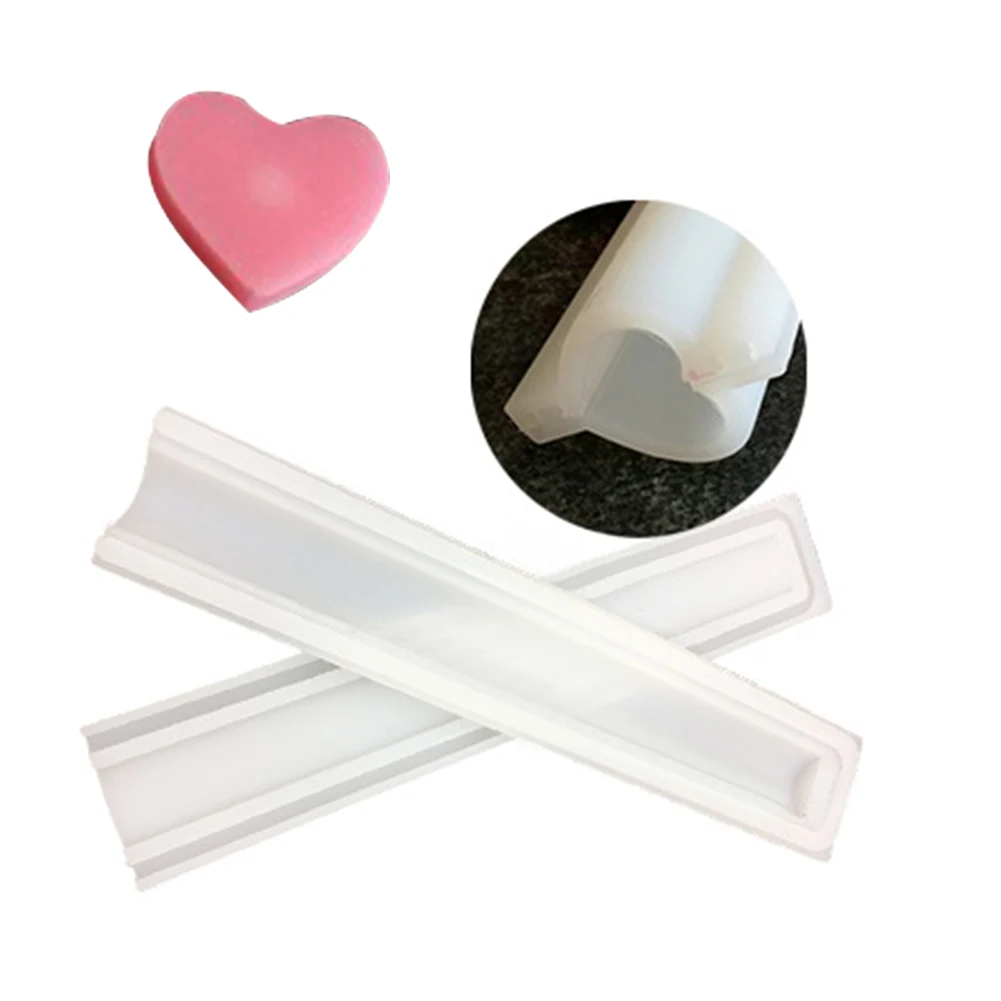 

Round Heart-shaped Plum Blossom Shape Five-pointed Star Shape DIY Handmade Silicone Soap Tube Shape Mould Crystal Glue Mould Ran