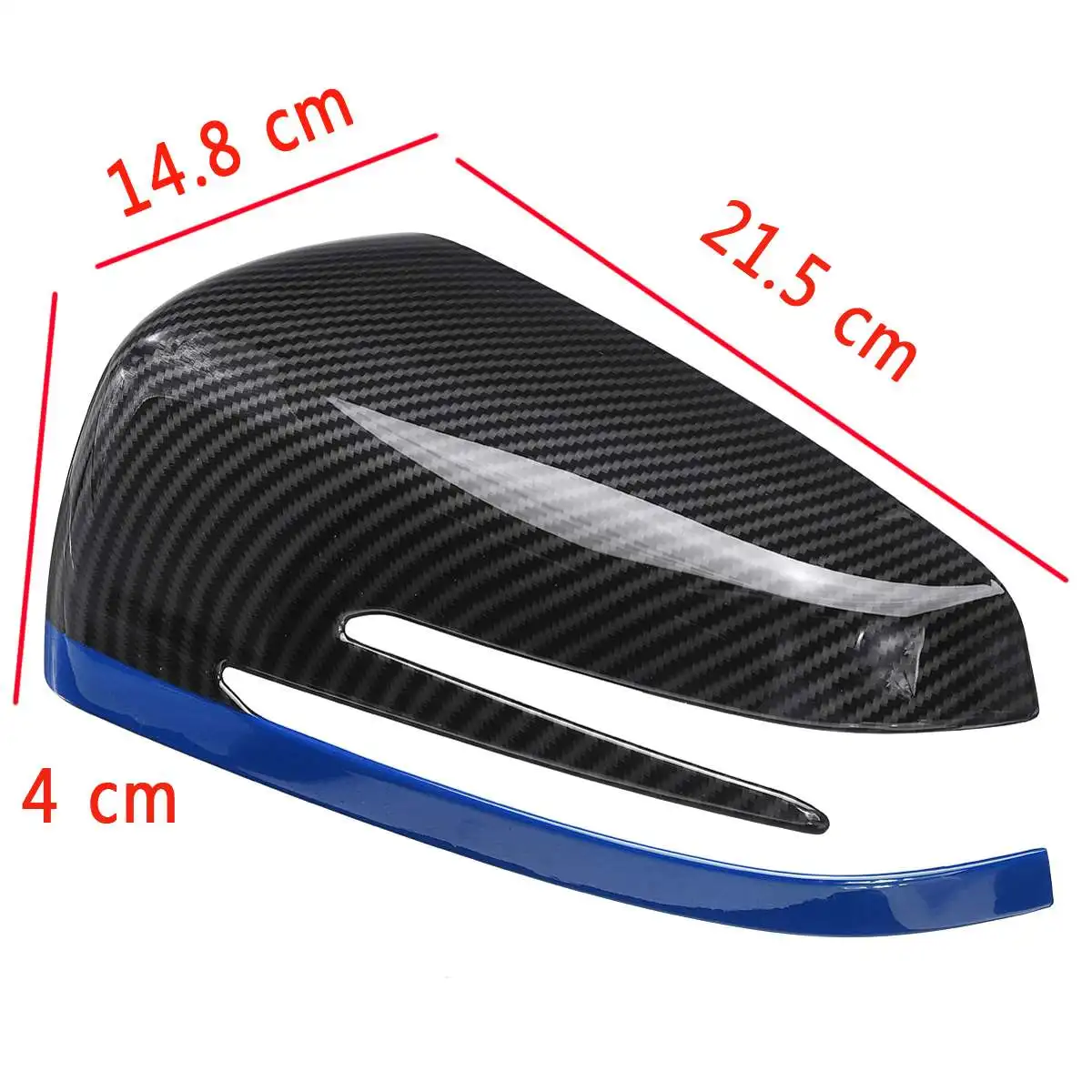 2x синие красные желтые боковые зеркала заднего вида крышка из углеродного