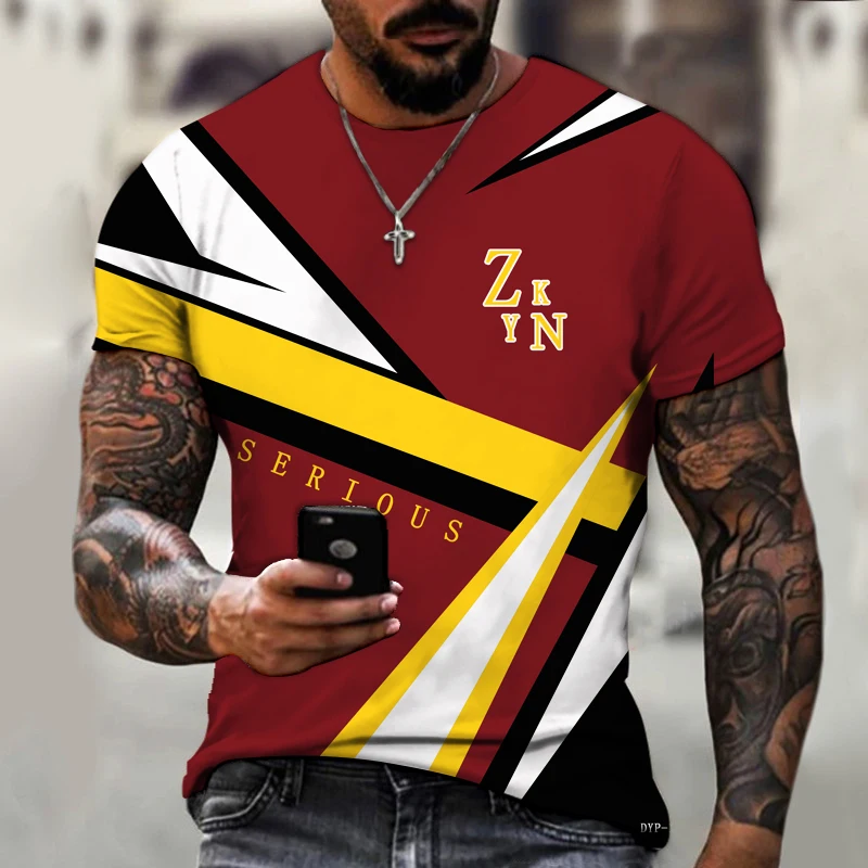 

Simple And Versatile Line Letter Design New Summer Breathable Fabric Sports Fashion Outdoor Fitness Running Shirt T-shirt