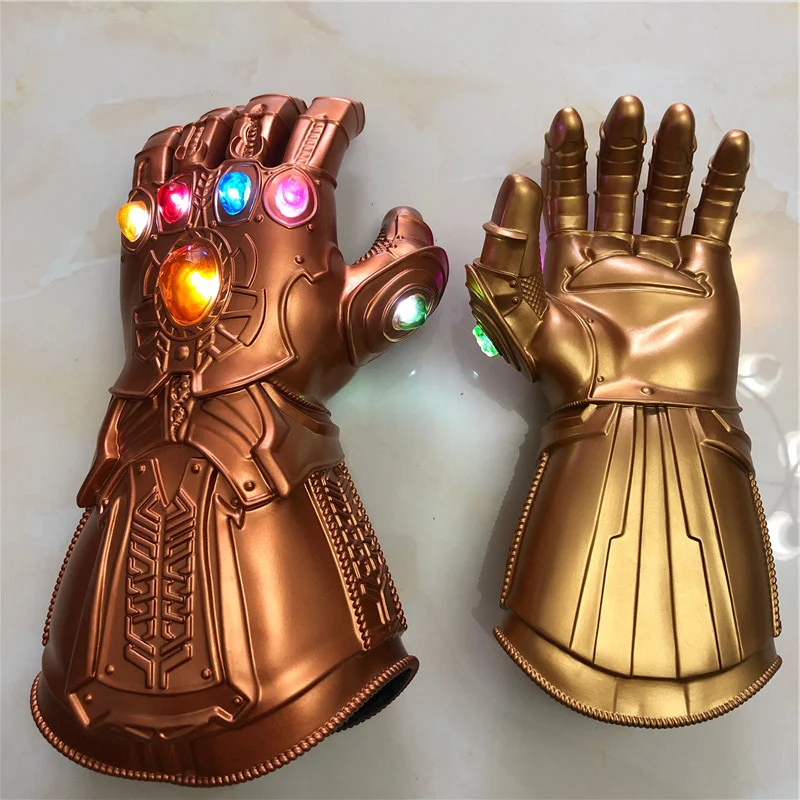 

1: 1 4 Gauntlet Gloves War Light LED Action Figure Cosplay Prop Halloween Gift Children