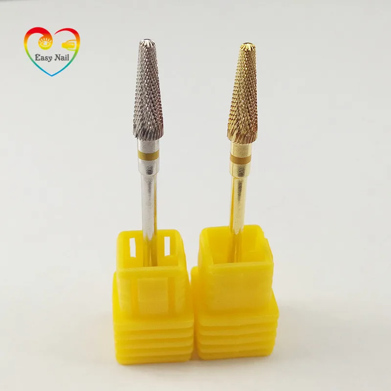 Фрезы для маникюра Pro XF из карбида вольфрама 3/32 дюйма 2 цвета 1 шт.|nail drill bits|carbide nail