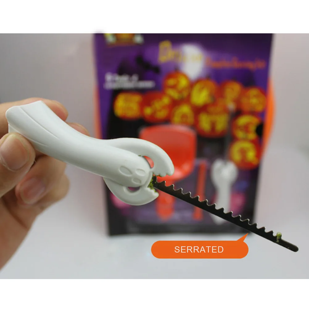 Набор инструментов для резьбы по тыкве 5 шт. детских фонариком игрушечных ножей