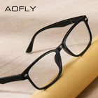 Очки для чтения AOFLY квадратные с диоптриями UV400 для мужчин и женщин, компьютерные аксессуары