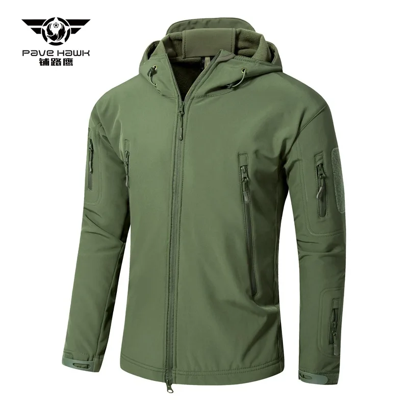 Уличная Профессиональная Мужская Военная Тактическая походная куртка акулья