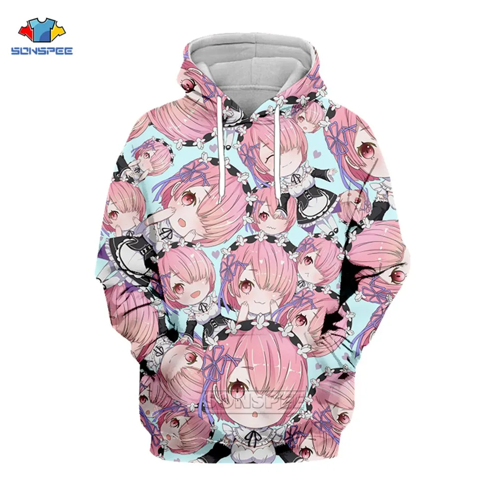 

SONSPEE 2020 New Arrival Fashion Women Mens Hoodies Japanese Hentai Anime Hoodie 3D Print Harajuku Casual Sweatshirt Pullover