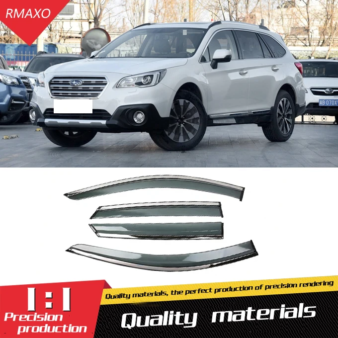 Пластиковый защитный козырек от солнца и дождя для Subaru Outback 2015-2019 автомобильные