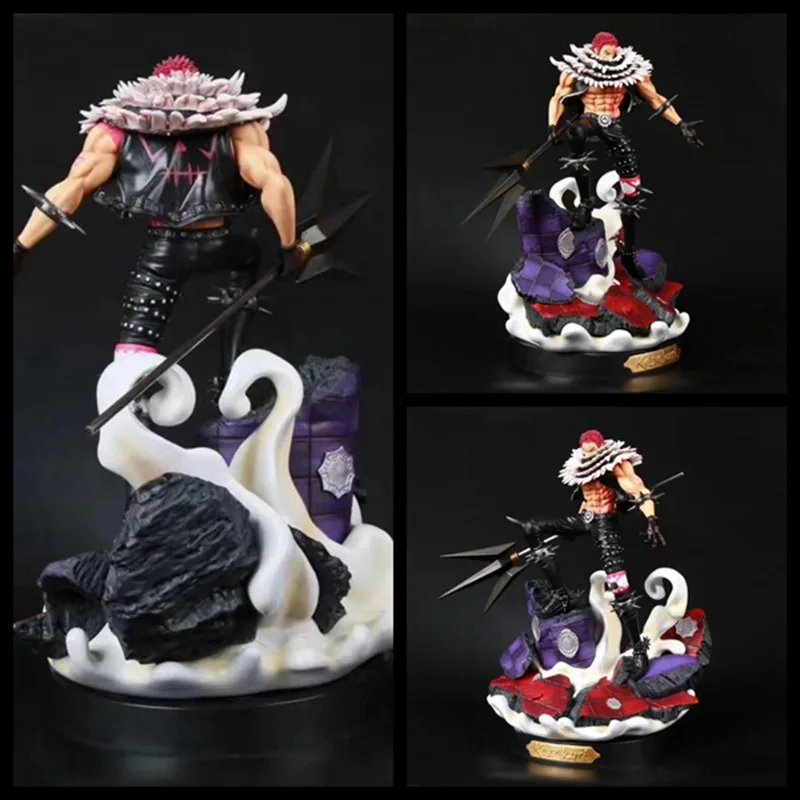 

Japan Anime One Piece 37cm Anime One Piece Katakuri GK Statue Figurine Charlotte Katakuri pvc Figure Model Toys Doll