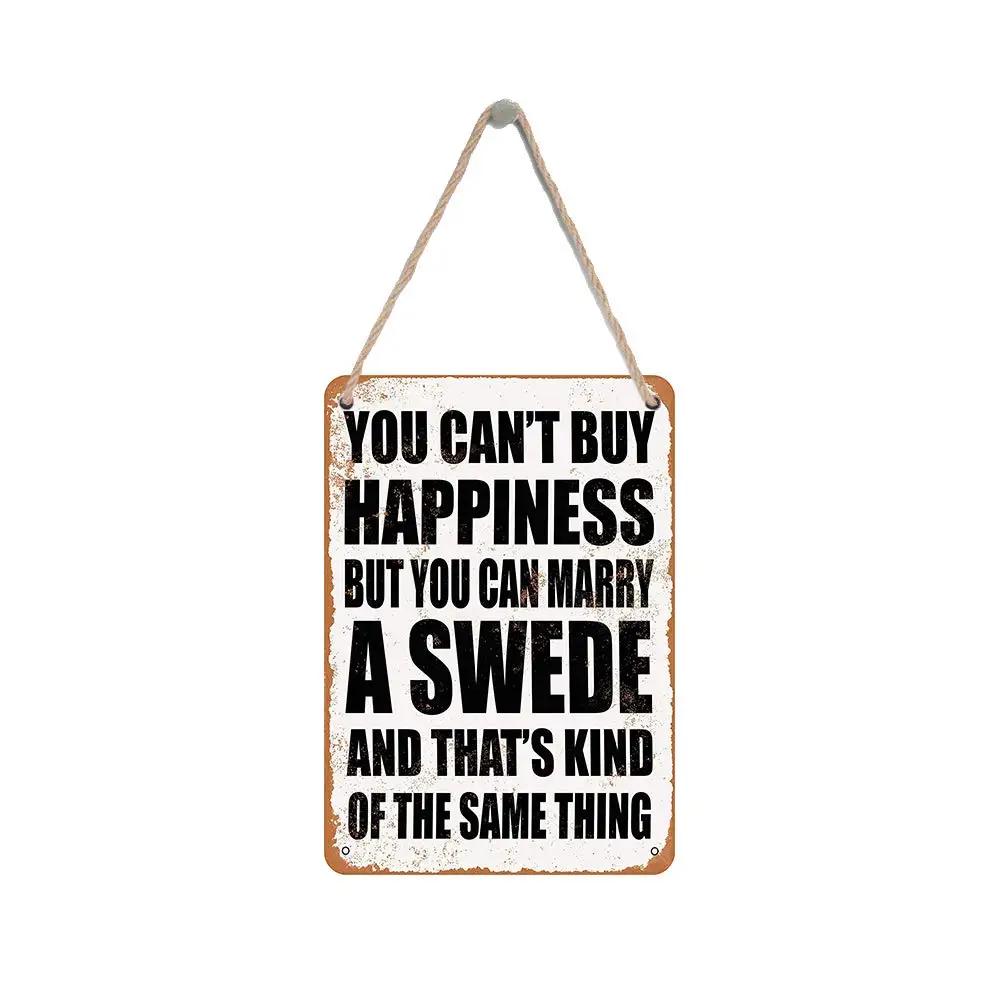 

Isaric деревянный подвесной знак 8X12 дюймов вы не можете купить счастье, но вы можете выбрать свитер, Забавный деревянный знак