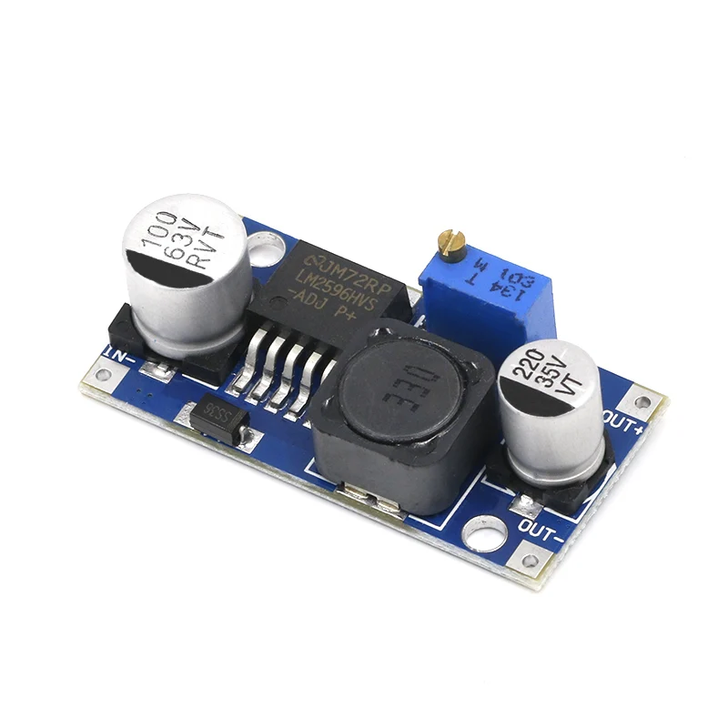 LM2596HVS 1 шт Высокое качество 3A Регулируемый DCDC LM2596 LM2596S вход 4 V-35 V Выход 1,23 V-30 В постоянного тока dc понижающий Питание Регулятор модуль - Цвет: LM2596HVS
