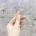 Новый анти-синий светильник анти блокирование фильтр очки модные женские туфли мужские компьютерные очки ретро металл прозрачный UV400 очки