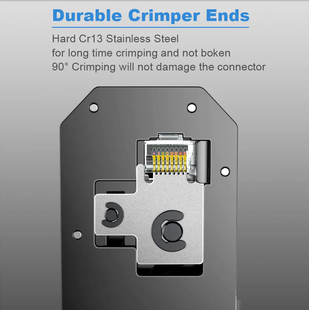 Обжимной инструмент AUCAS RJ45 тестер Lan кабеля инструменты Mikrotik обжимной аппарат для