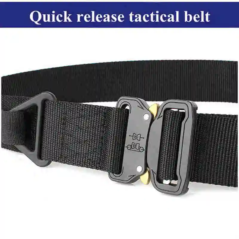 Регулируемый мужской тактический ремень сверхмощный поясной нейлоновые военные