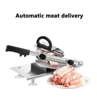 commercial desktop meat slicer manual vegetables cutter multi function slicing machine for muttonfat beeflotus root pieces