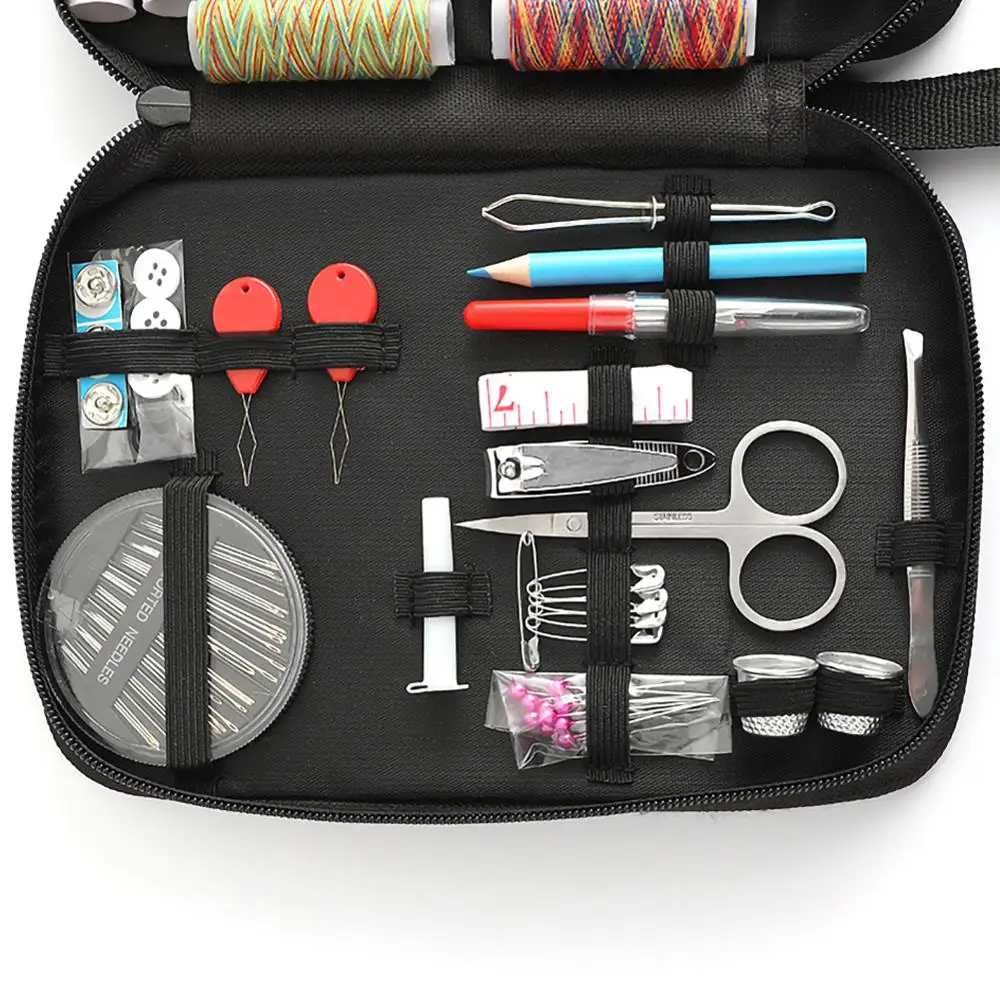 

Portable Travel Sewing Kit Needle Threader DIY Sewing Box Knitting Quilting Stitching Embroidery Craft Sewing Tools Sewing Set