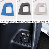 lapetus rear trunk cover tailgate door button switch frame trim fit for honda accord 10th 2018 2022 accessories interior