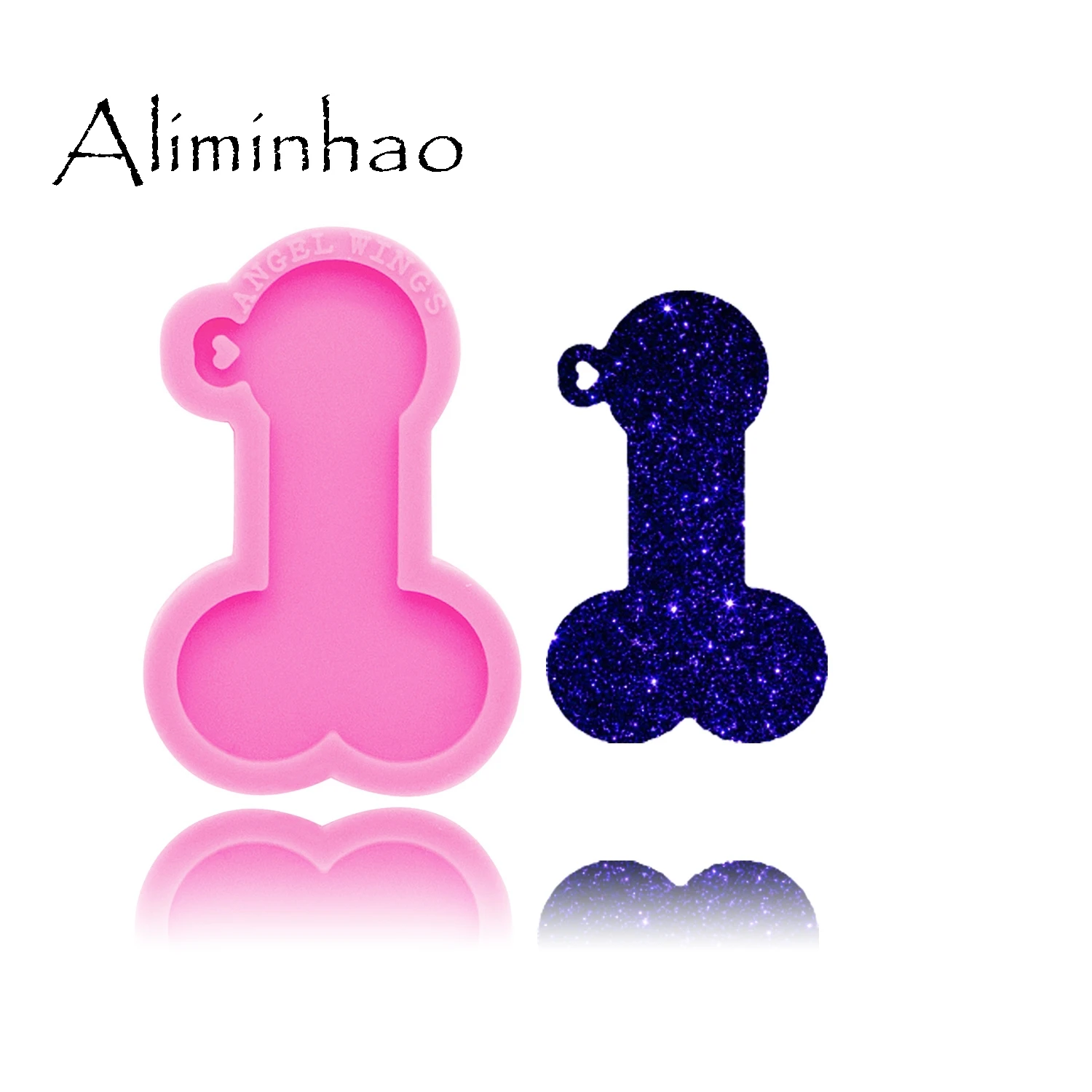 DY0283 Pink DY0194 блестящие Бейсбол и Якорь силиконовые формы DIY мира эпоксидной формы брелок баскетбол силиконовые формы - Цвет: DY0283 Pink