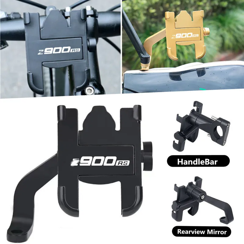 

For KAWASAKI Z900RS z900rs Universal Motorcycle Accessories GPS Handlebar Mount Bracket Mirror Mobile Phone Holder
