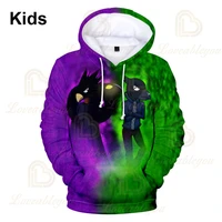 nita boys girls cartoon jacket tops teen clothes 3 to 14 years spike kids hoodies shooting game 3d printed sweatshirt