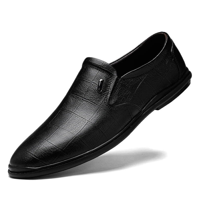 

Luxury Designer shoes men Fashion Man Moccasins Men Loafers High Quality Genuine Leather Shoes Mens Slip On Flats Driving Shoes