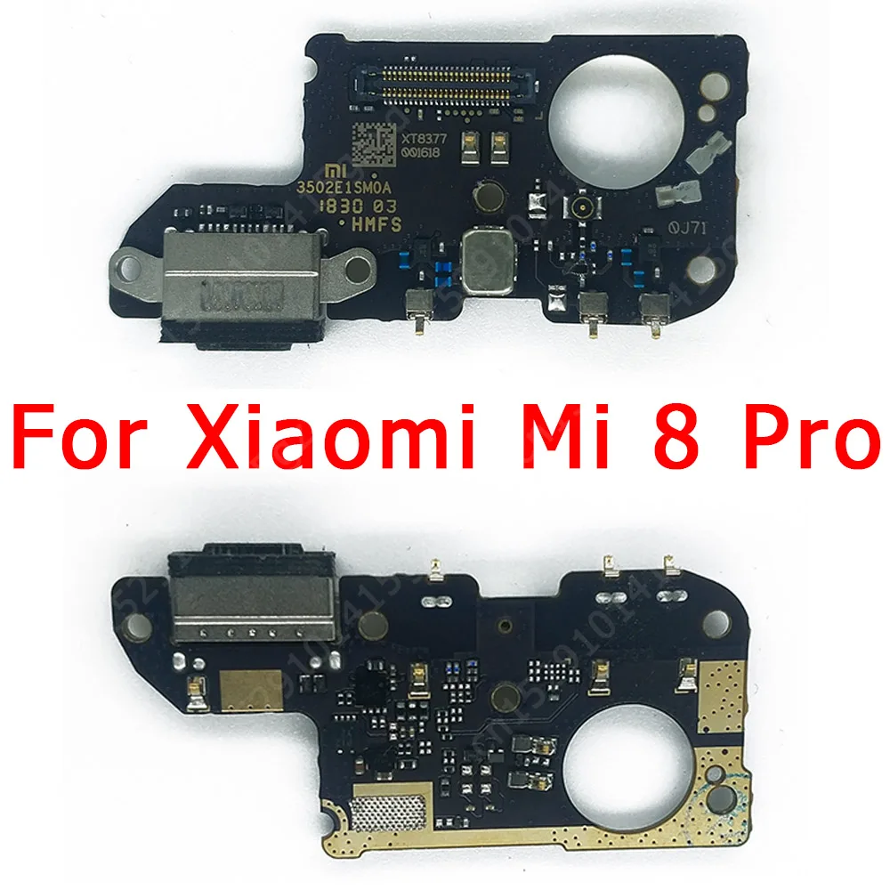 

Оригинальная зарядная плата для Xiaomi Mi 8 Pro Mi8, зарядный порт, USB разъем, печатная плата, док-разъем, гибкий кабель, запасные части