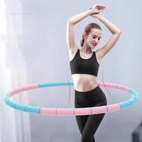 portable sport hoops fitness gym equipment hoola hoop waist trainer weights slimming fitness losing weight with double deck foam