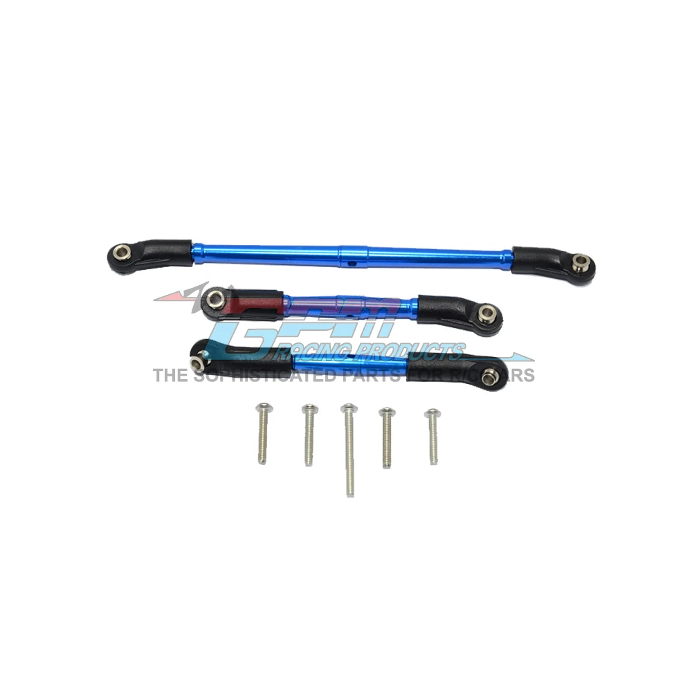 Barra de amarre de direcci&oacute;n delantera y trasera para coche, accesorio de aleaci&oacute;n de aluminio y Metal GPM, con soporte para 1/10 TRAXXAS TRX4 Defender TRX6 G63-2