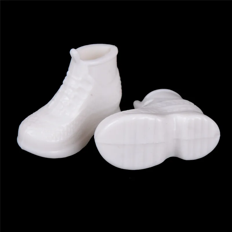 

10 Pairs White Doll Sneakers Shoes Fashion for for Dolls Accessories Gift 30cm doll Wholesale Best Birthday Gifts Wholesale