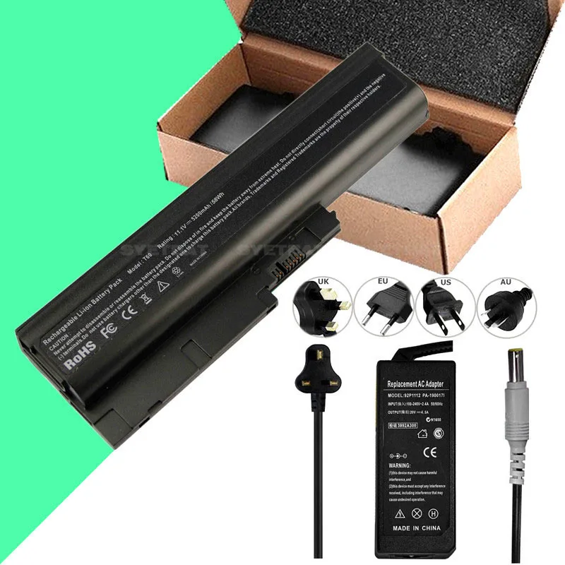 Новый ноутбук Зарядное устройство/батарея для Lenovo IBM ThinkPad R61 7642 7649 8919 8948 8928 42T4561