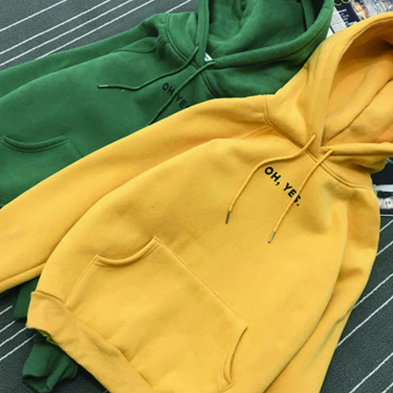 

Boyfriend Hoodie With Pocket Casual Streetwear Women Korean Sweatshirt School Poleron Vintage Loose Fashion Hoodie Letters Print