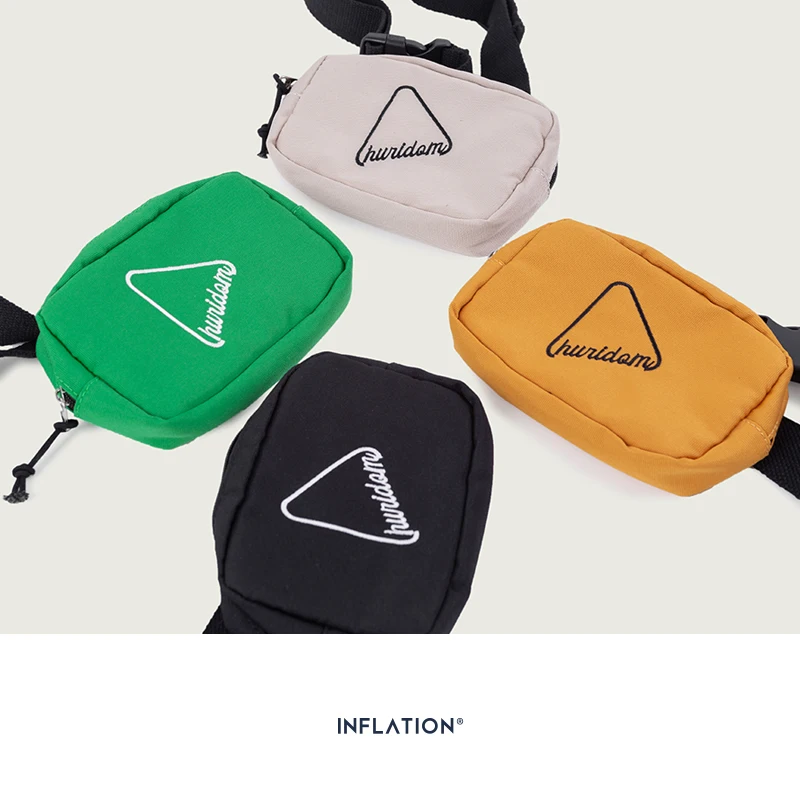 Поясная Сумка INFLATION уличная поясная сумка унисекс квадратная Женская с вышивкой