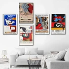Постеры и принты французский Le Corbusier абстрактный постер для выставки настенное ИСКУССТВО ЛИНИЯ ручная Картина на холсте для комнаты домашний декор