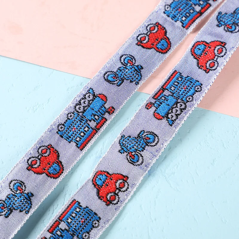 3 YARD 16~18MM Small House Train Car Children's Clothing Accessories Embroidered Ribbon HANDMADE Lace | Дом и сад