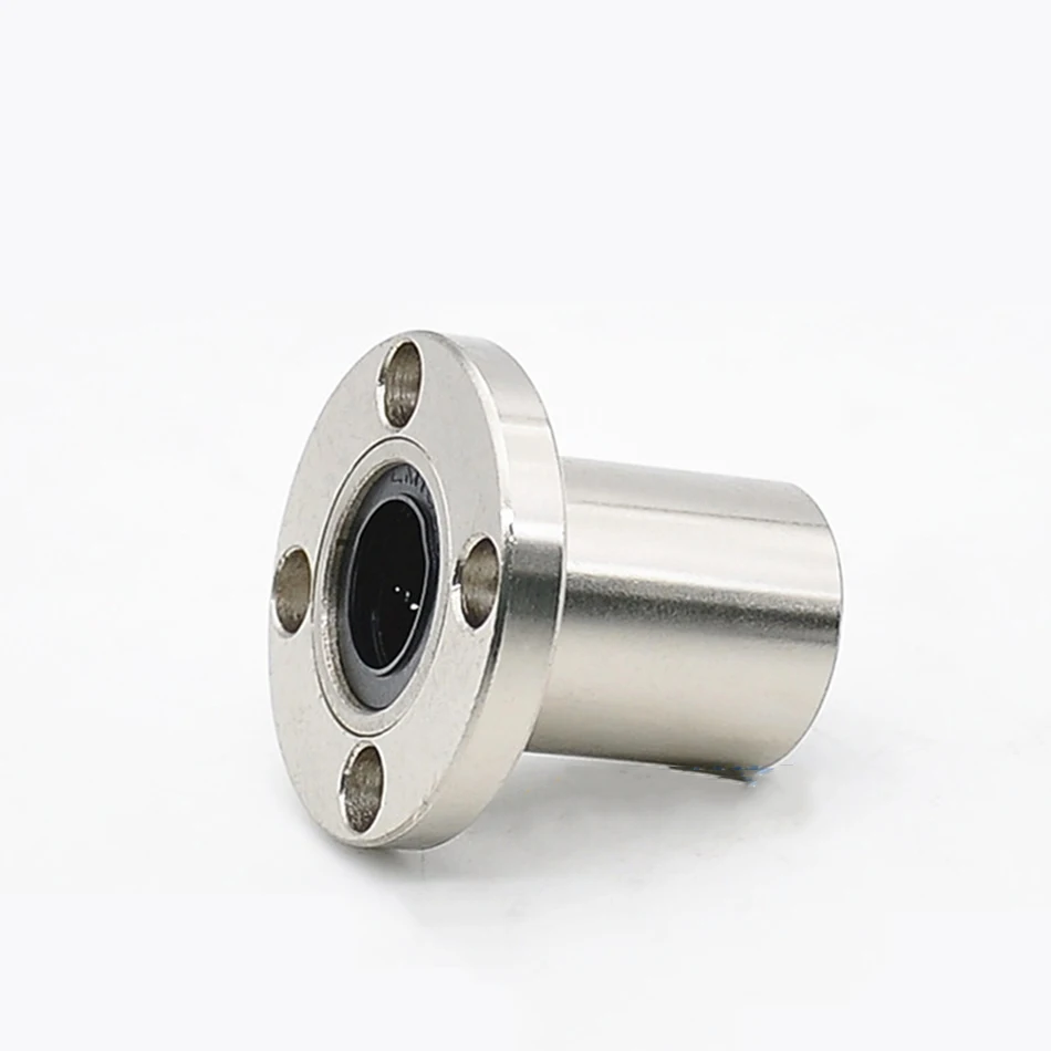 

1Pcs LMF6-LMF25 Plating Round Flange Bearings Router Shaft Linear Bushing