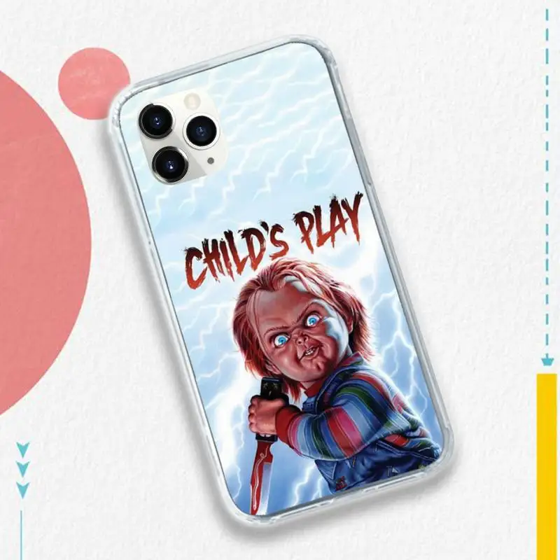 

CHUCKY grim Reaper terror Phone Case for iPhone 11 12 pro XS MAX 8 7 6 6S Plus X 5S SE 2020 XR