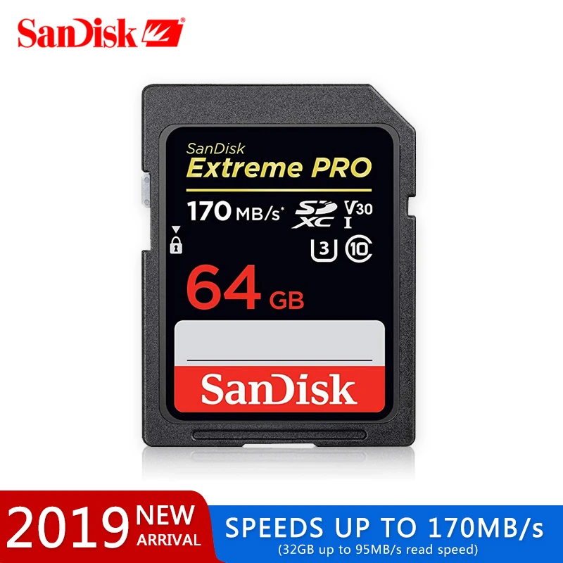 Карта памяти SanDisk Extreme Pro/Ultra 32/64/128 ГБ U3/U1 32 ГБ/128 ГБ/64 Гб/256 ГБ/512 ГБ/16 флеш карта SD
