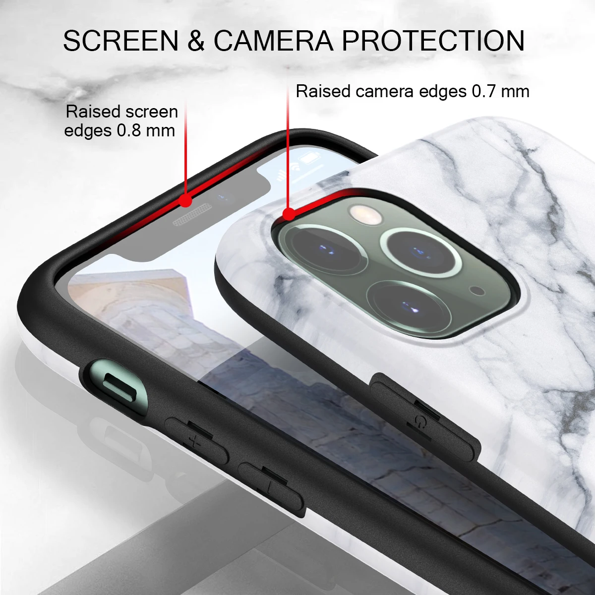 Мраморный мягкий чехол для iPhone 8 7 11 pro X Xs max XR Мягкий Силиконовый ТПУ с полной