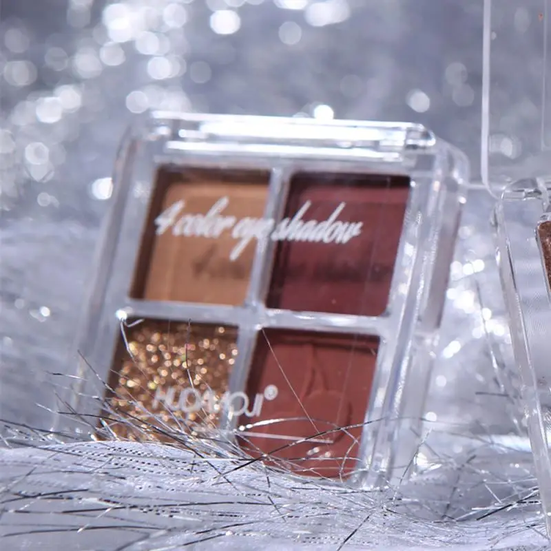 1 шт. макияж 4 цвета Тени для век матовые Перламутровые тени пигмент стойкие