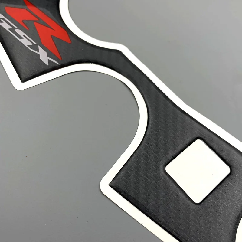 

Motorcycle Carbon Fiber Look Front Upper Clamp Sticker Decal For Suzuki GSXR600 GSXR750 K6 K8 2006-2010