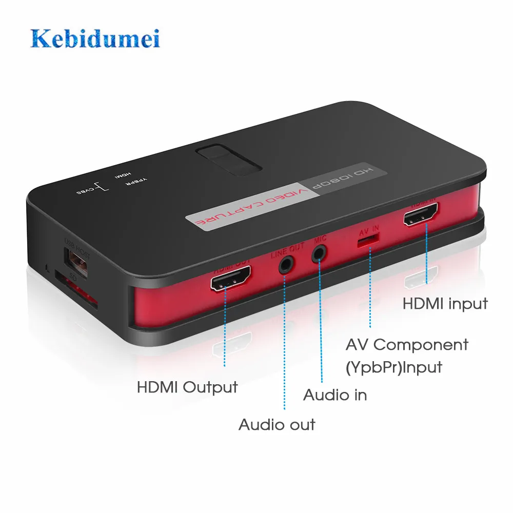 Видеозаписывающее Устройство для игр Full HD HDMI совместимое устройство захвата