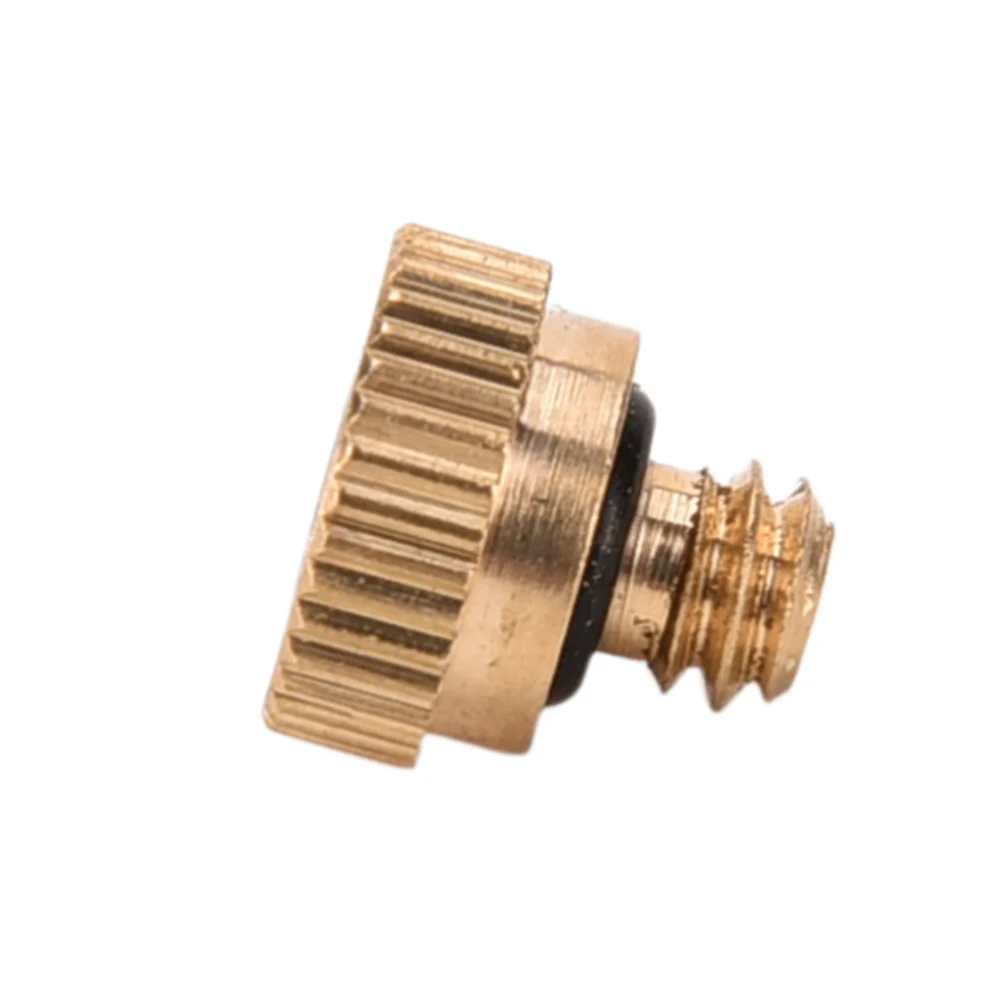 

Threaded 0.3mm Brass Low Pressure Misting Fog Nozzle Misting Fogging Spray Sprinkler Head