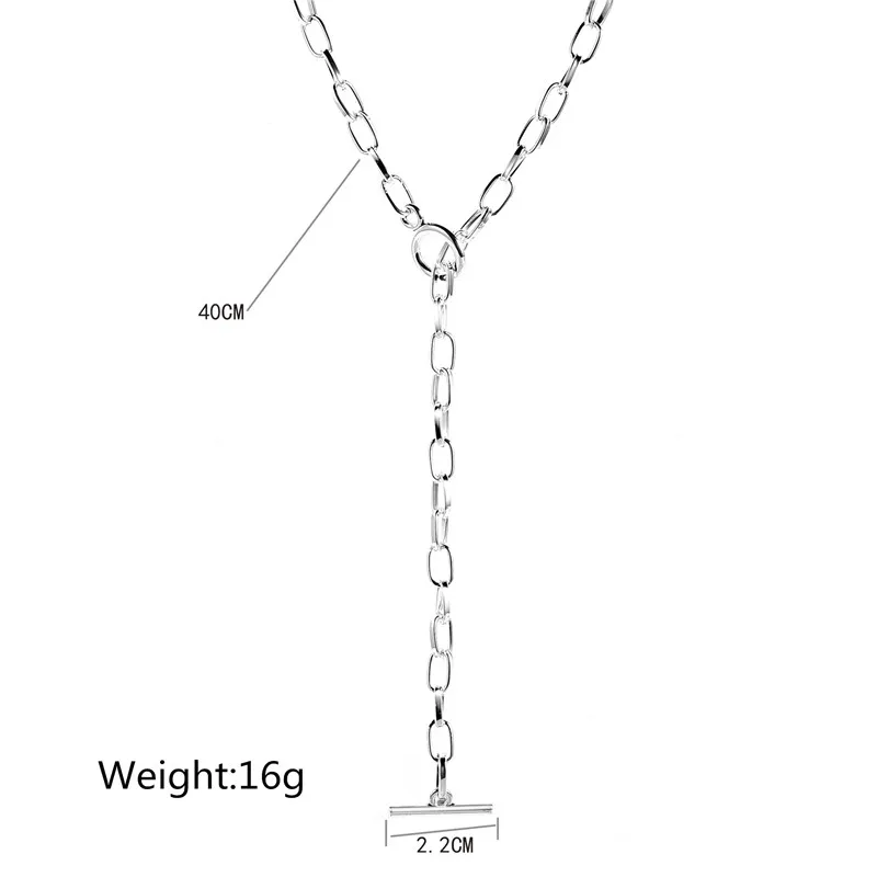 Модные Простые Цепи чокер в стиле панк ожерелье для женщин 2020 новые модные