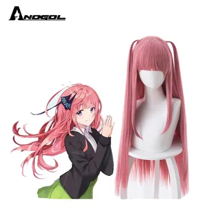 Парик Anogol для косплея накано нино готубул, без Hanayome Yotsuba, короткие термостойкие синтетические волосы для косплея, 30 см