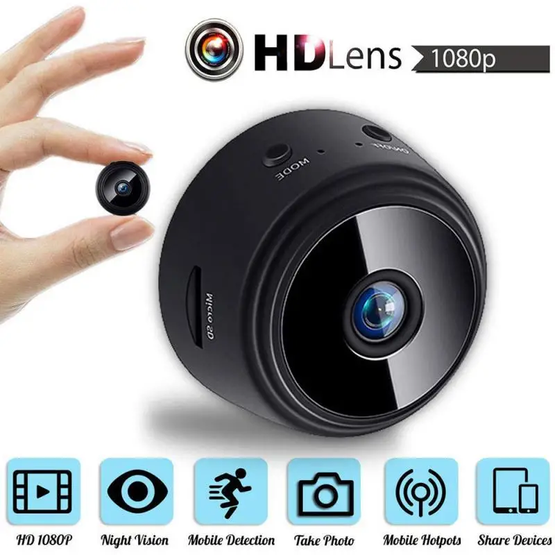 

Small Camera Night Vision Motion Mini Camera HD Camcorder IP Camera 1080P Sensor Night WIFI Camera Remote Monitor Dropshipping