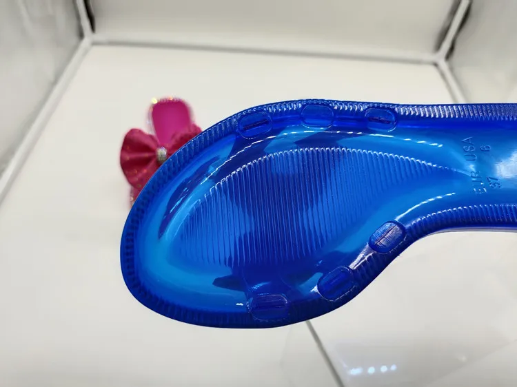 

Bowknot Flat Slides Slippers Summer Beach Outdoor and House Breathable Waterproof Shoes Crystal Red Slippers for Women # 36-42