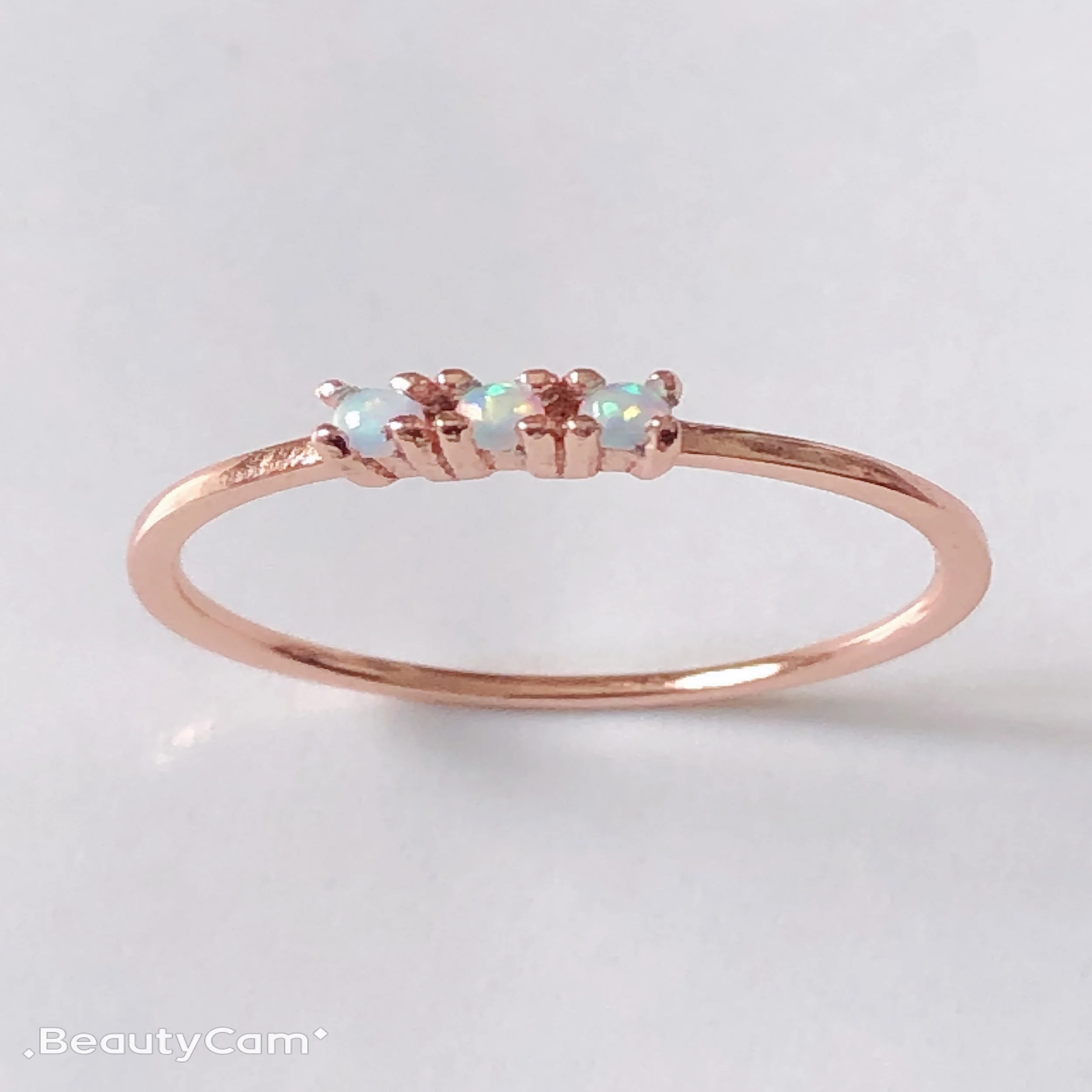 S925 стерлингового серебра 3 точки циркониевое кольцо 059|Кольца| |