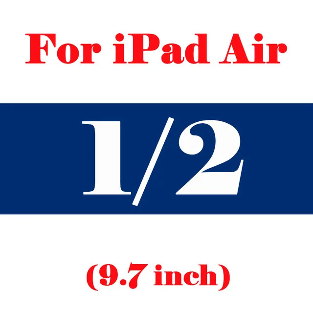 IPadPro 12,9 дюймов закаленное стекло для iPad Pro защита экрана iPed Air 1 2 5 6 9,7 планшет защитный i Pad 11 iPe - Цвет: air 1 air 2